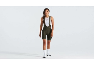 2024 SPECIALIZED PRIME BIB SHORT WOMENS BIB SHORT - X-LARGE, DARK MOSS GREEN