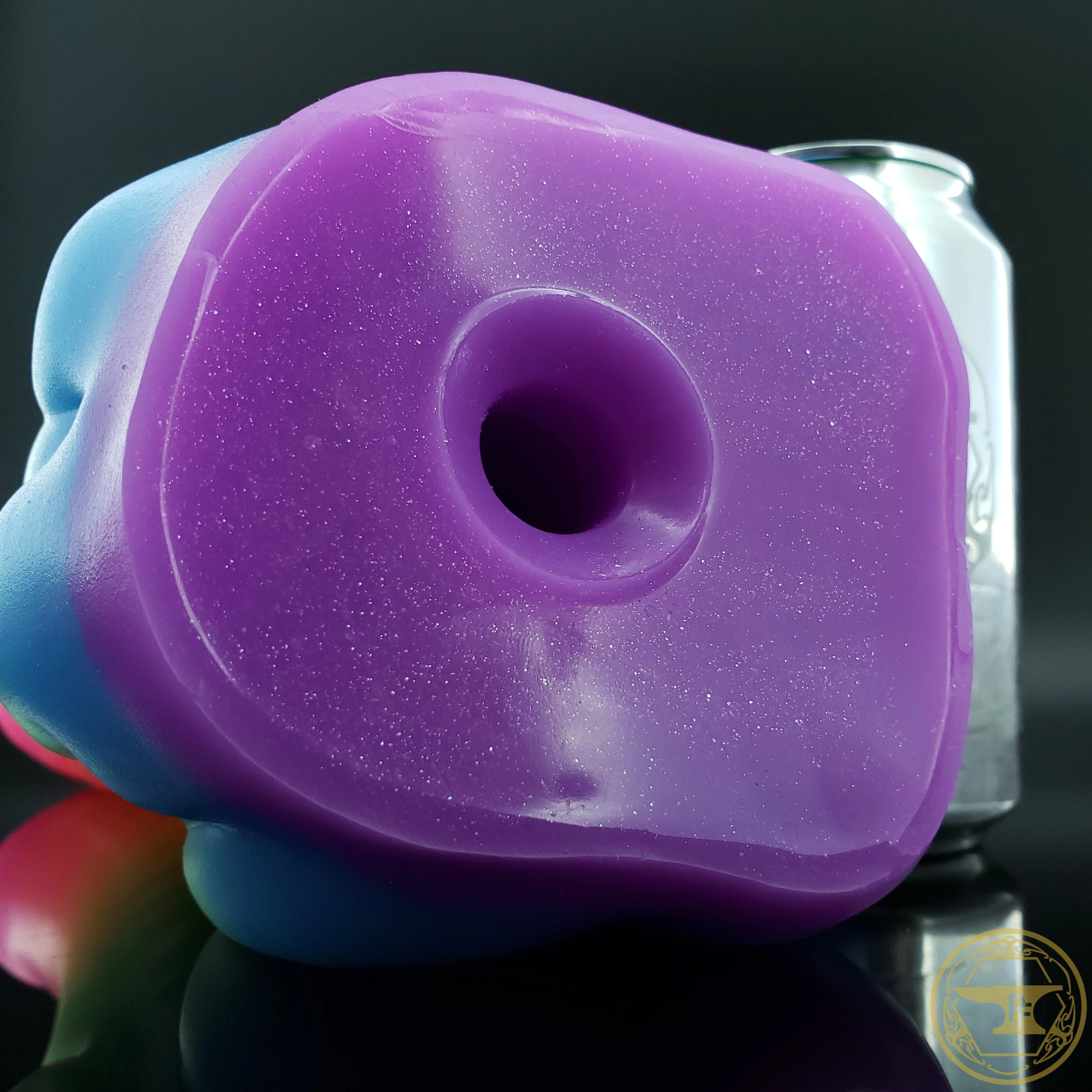*|3/27|* XL Illithid, Super Soft 00-20 Firmness, Rainbow Fades, 5913, **VAC U LOCK HOLE INCLUDED**
