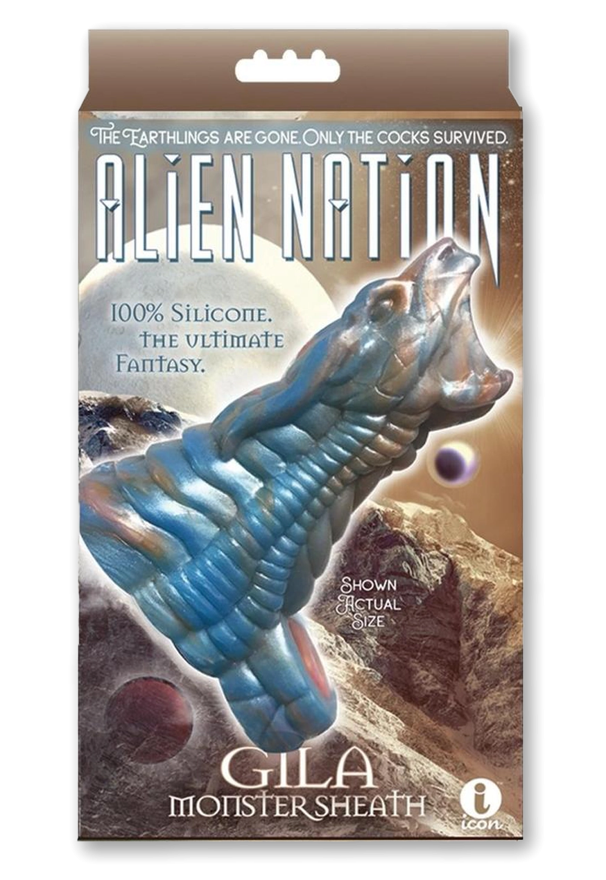 Alien Nation Gila Silicone Sheath - Blue/Gold