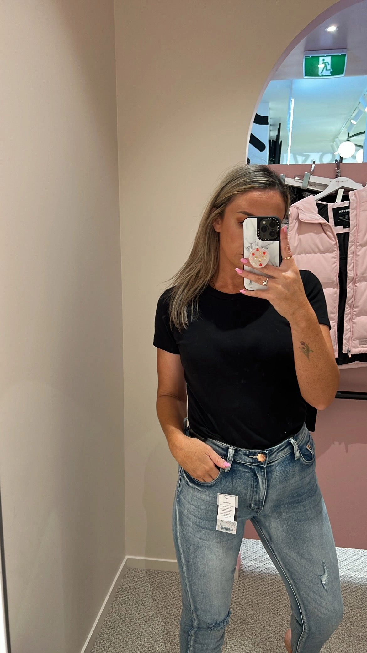 AS Colour Organic Rib Baby Tee Black