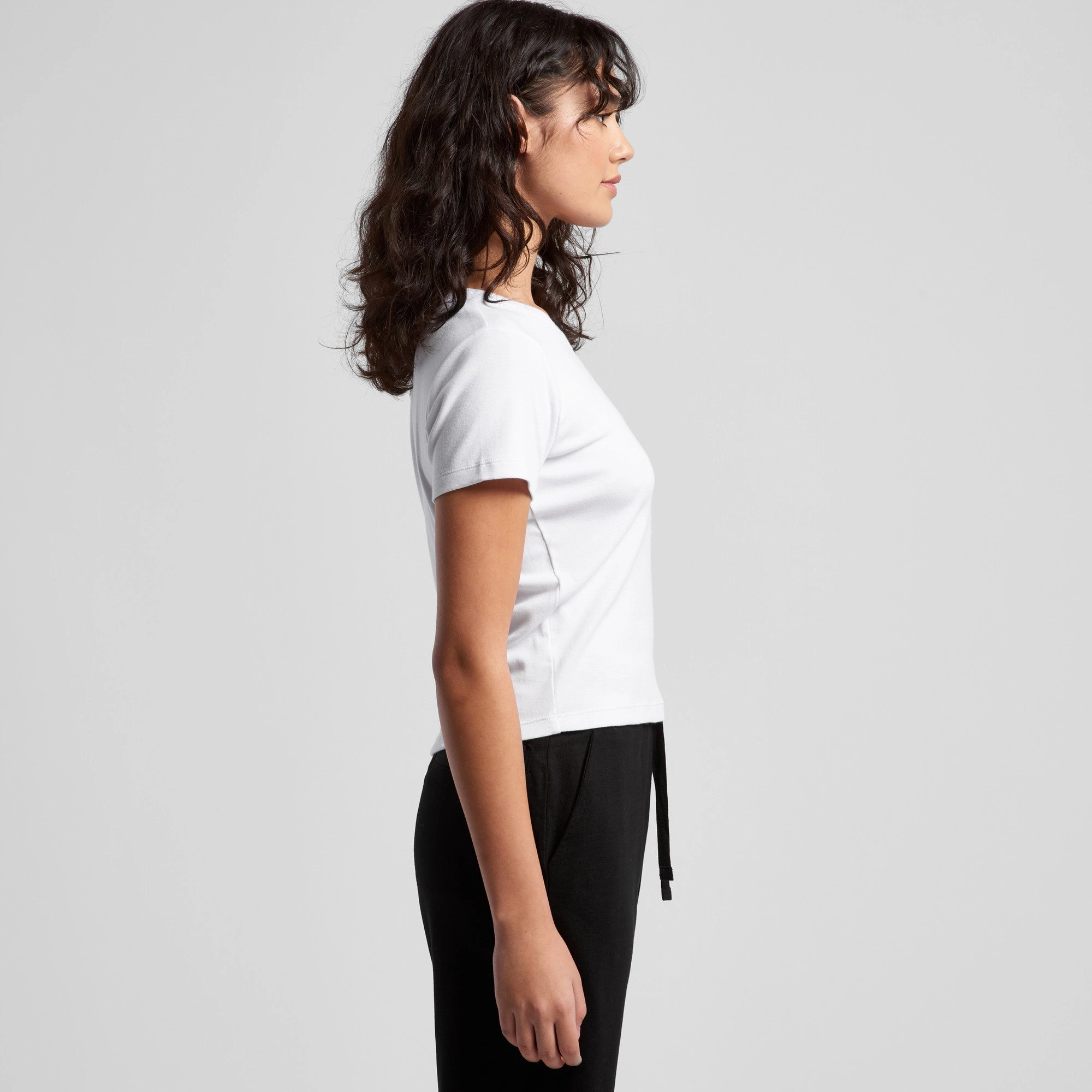 AS Colour Organic Rib Baby Tee White