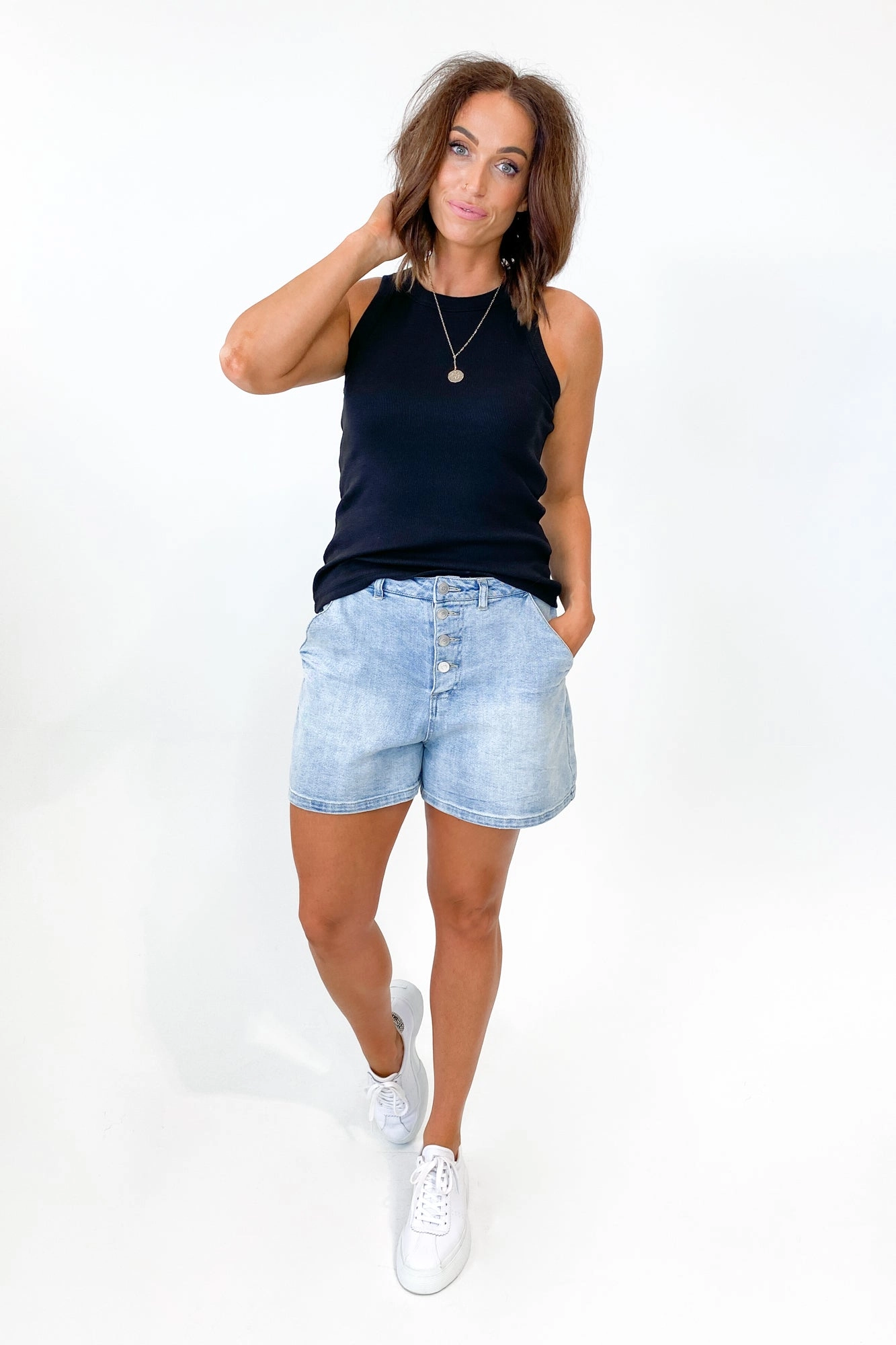 AS Colour Organic Rib Tank Black