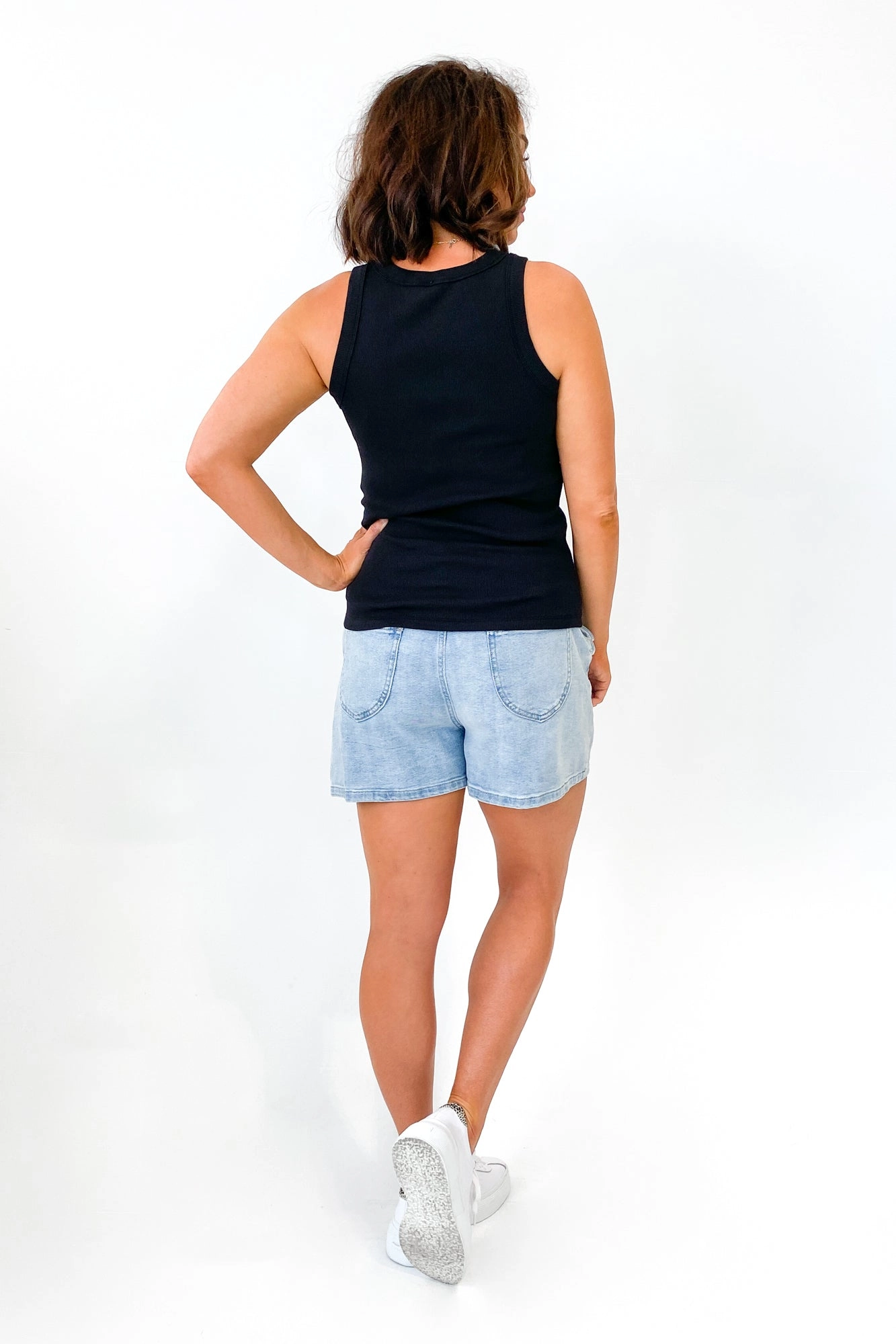 AS Colour Organic Rib Tank Black