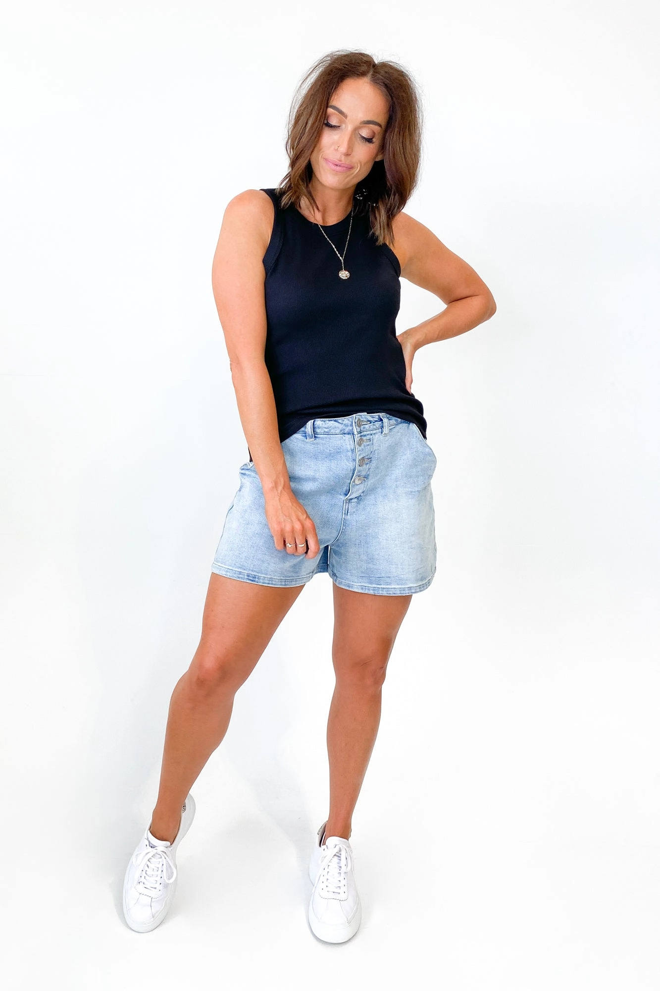 AS Colour Organic Rib Tank Black