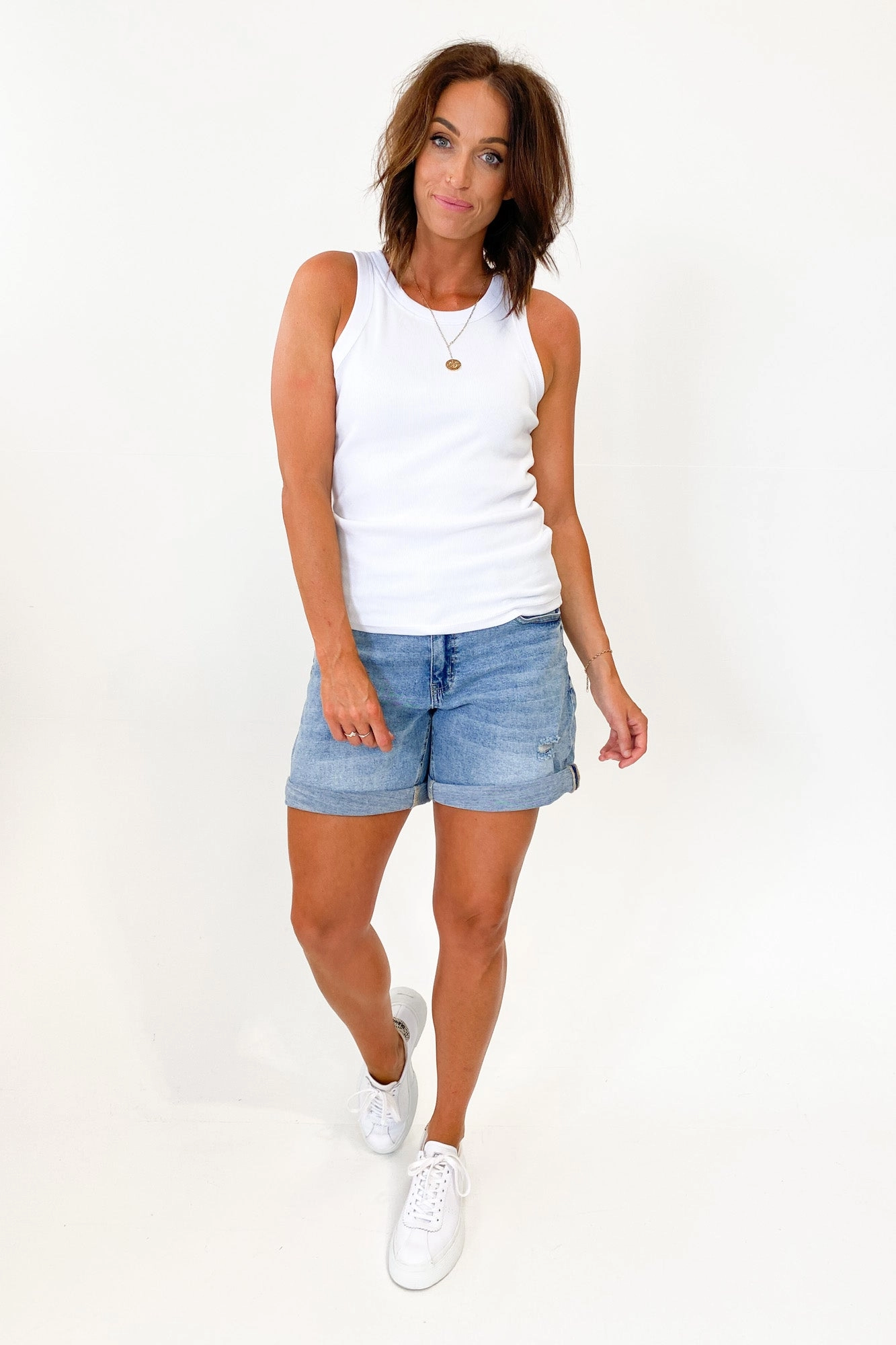 AS Colour Organic Rib Tank White