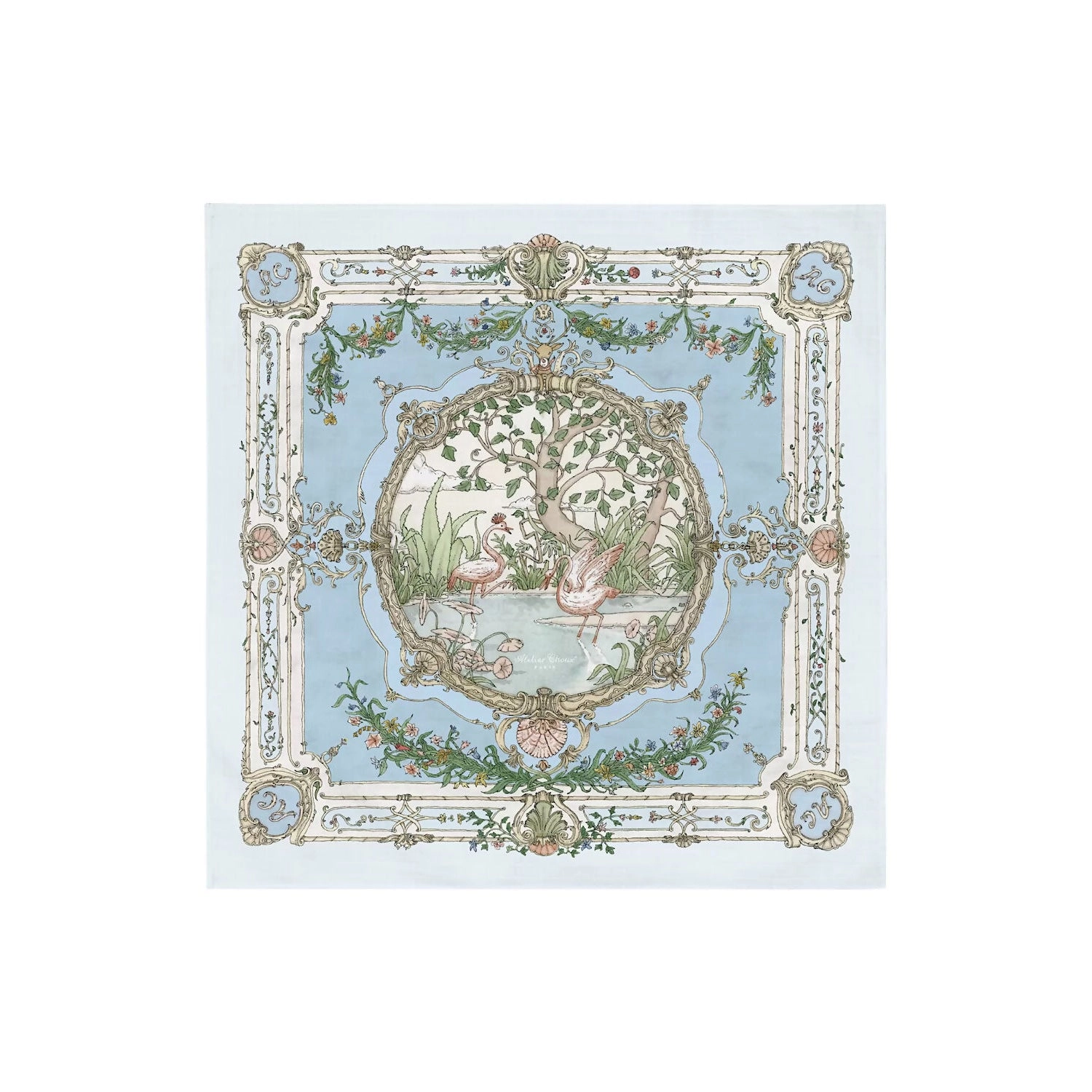 Atelier Choux Muslin - Tapestry Brilliant Blue