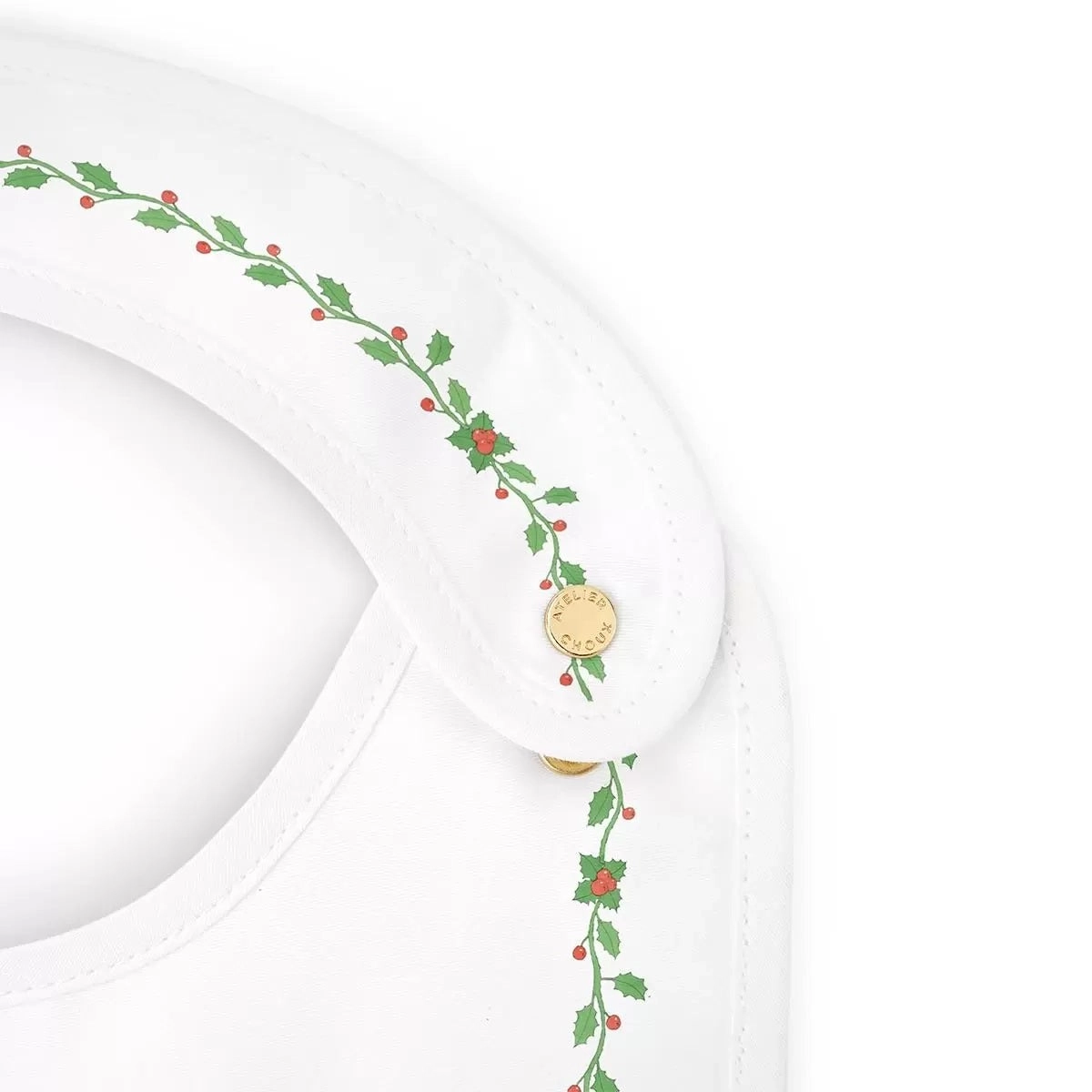 Atelier Choux Satin Bib Christmas