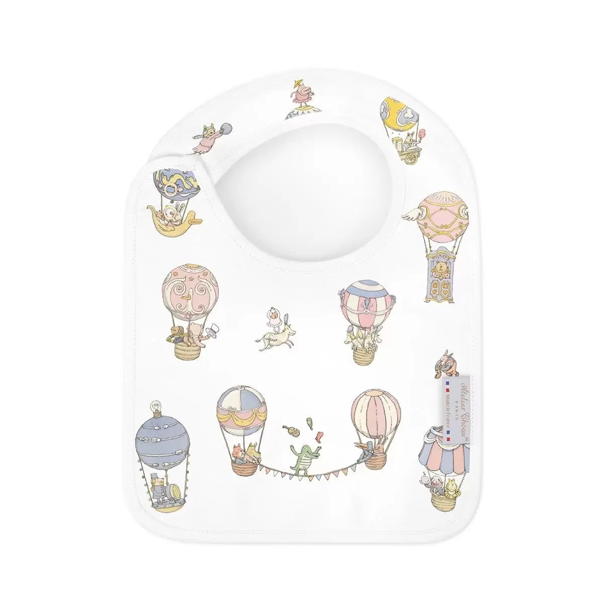 Atelier Choux Satin Bib Pastel Circus