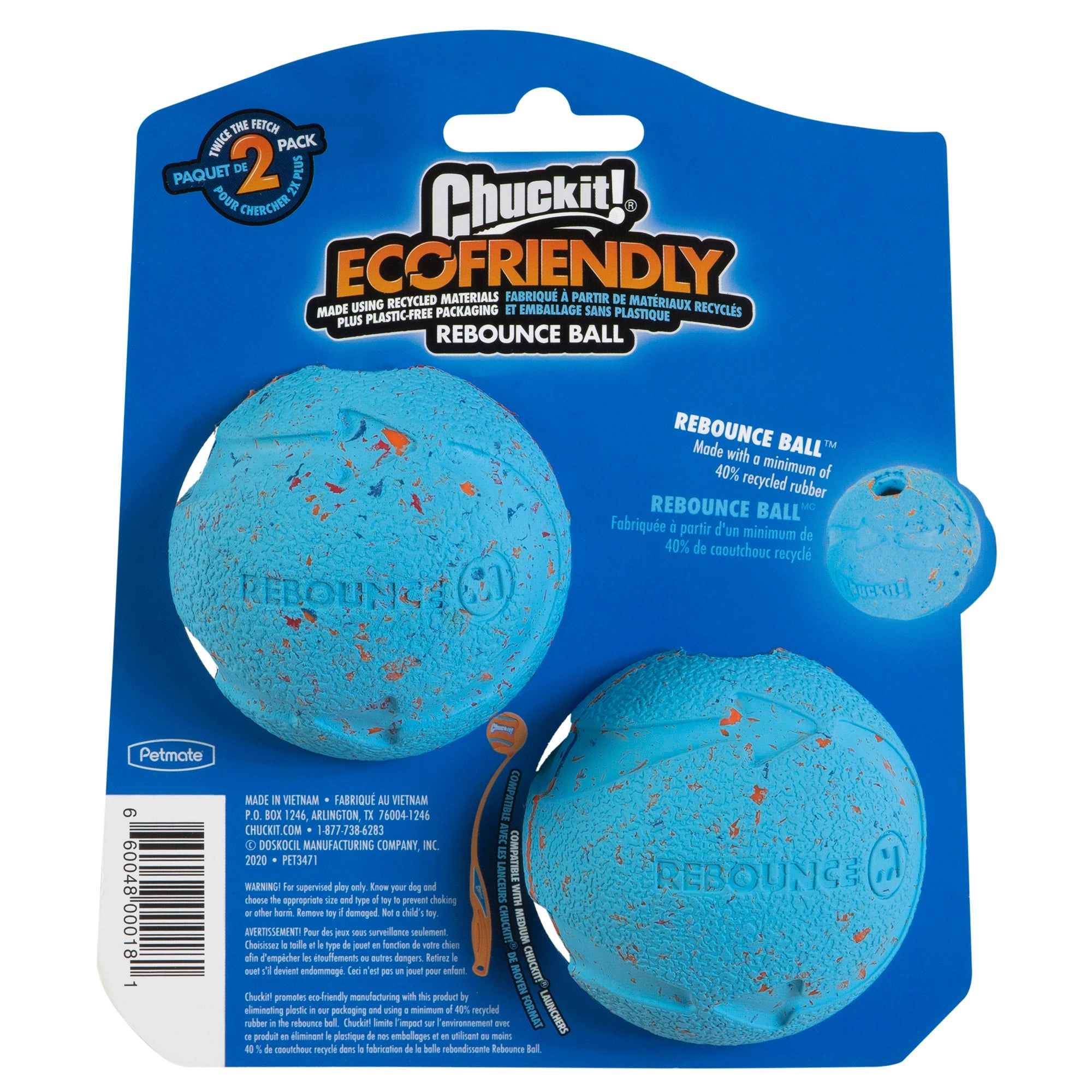 Chuckit! Rebounce Fetch Ball Dog Toy