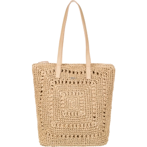 Coco Cool Straw Tote Bag