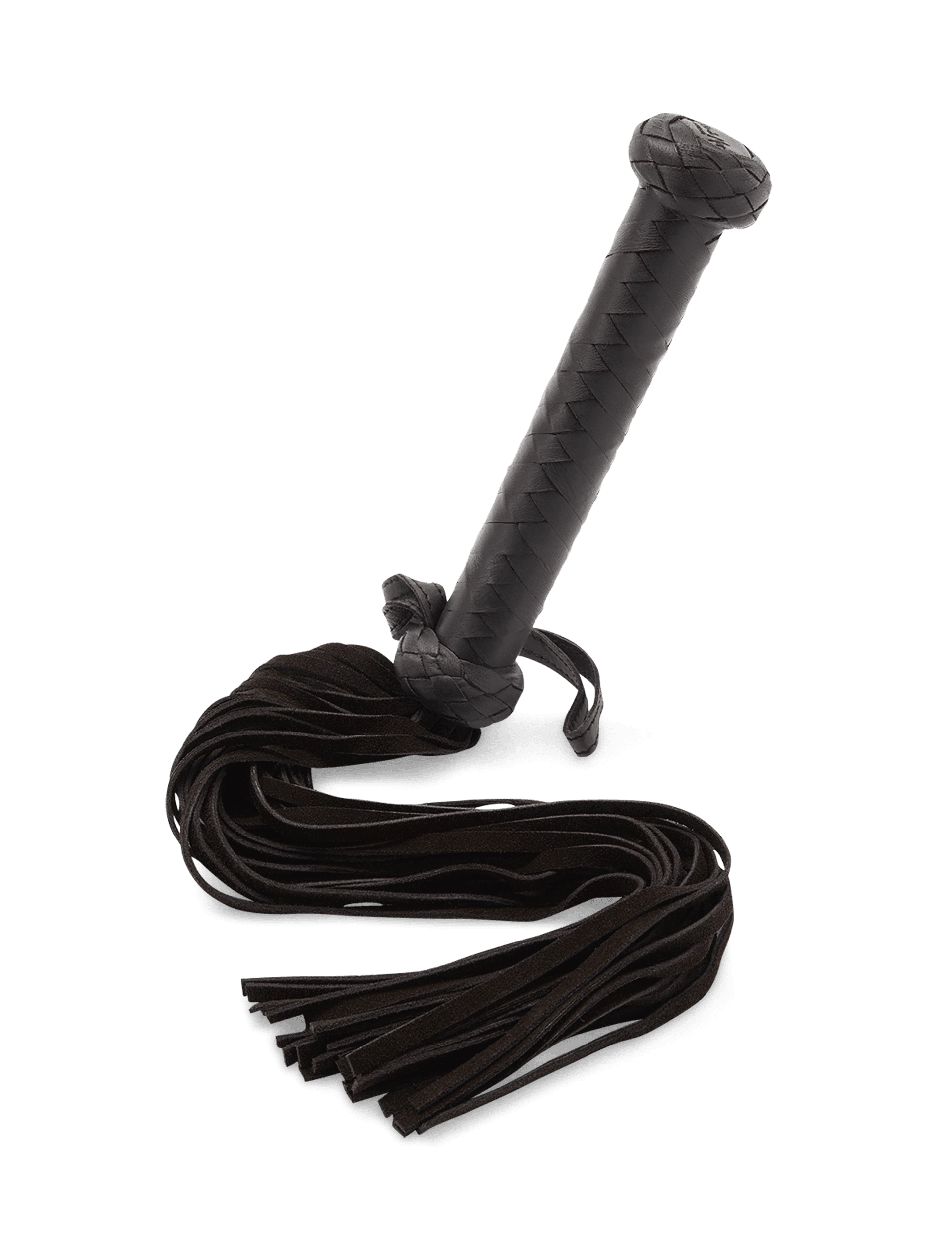 Coco de Mer Black Leather Flogger