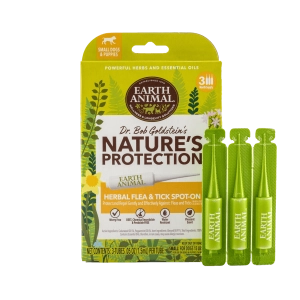 Earth Animal Nature's Protection™ Flea & Tick Herbal Spot-On for Small Dogs & Puppies