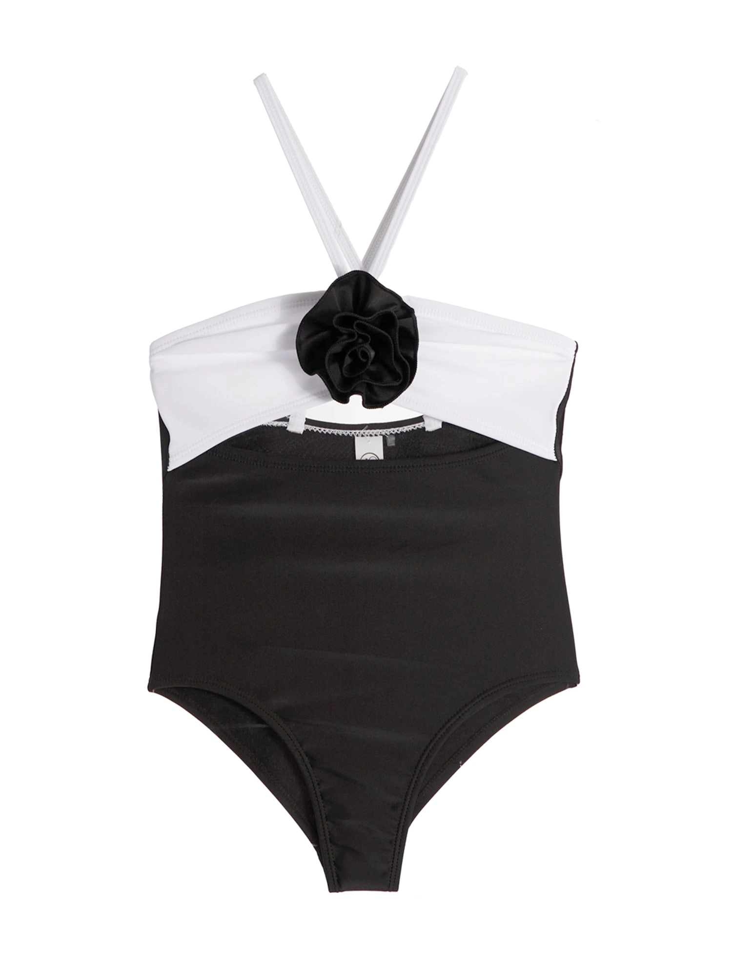 Eliana Rosette Halter One Piece Swimsuit