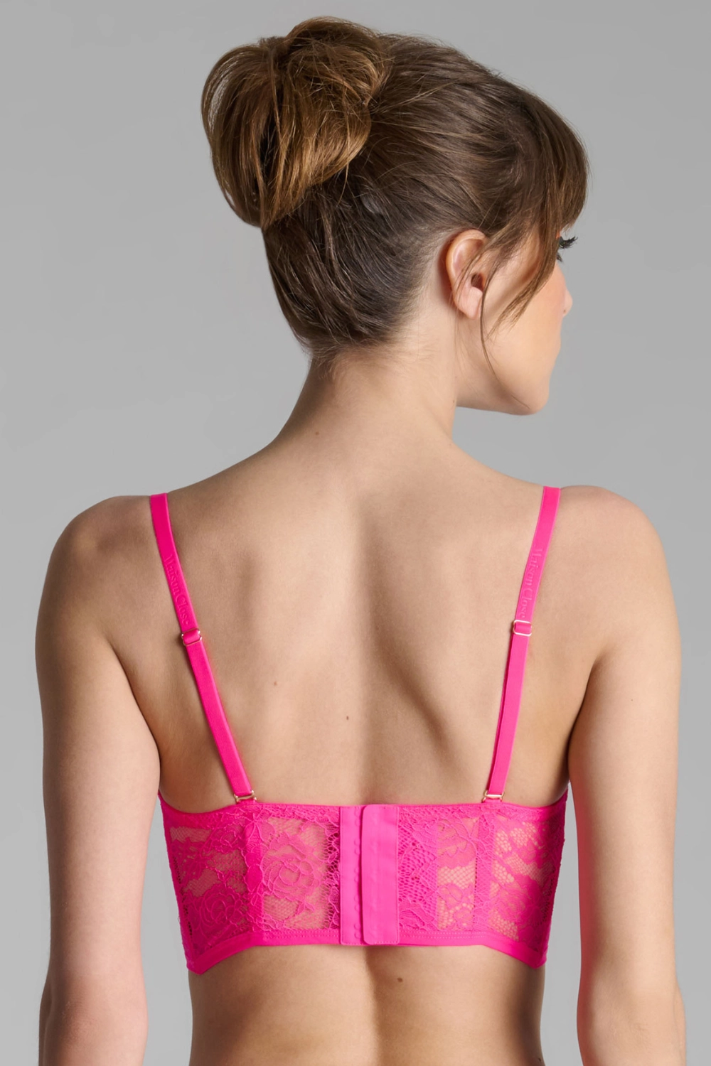 Flashback Lace Bustier Pink