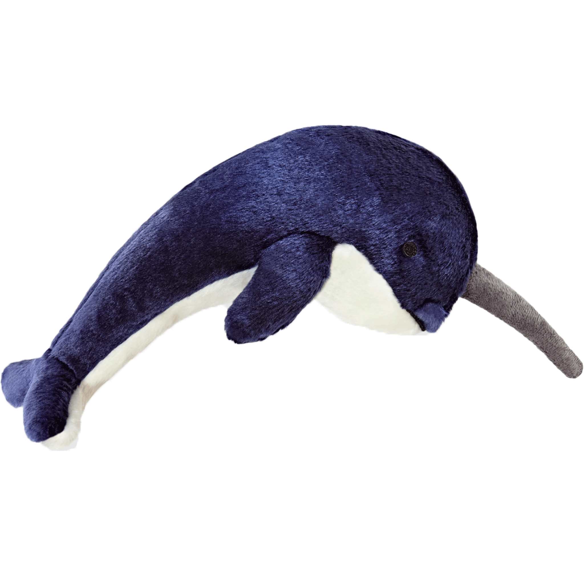 Fluff & Tuff Bleu Narwhal Blue Dog Toys