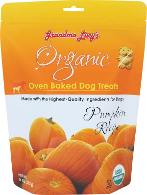 Grandma Lucy's Organic Oven Baked Pumpkin Flavor Dog Treats