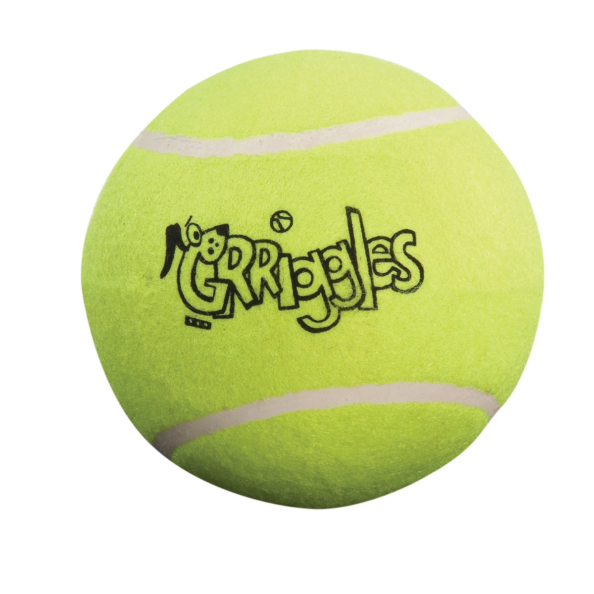 Grriggles 2.5in Tennis Ball Dog Toy