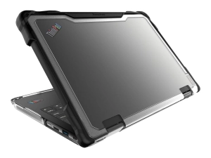 Gumdrop SlimTech - Notebook shell case - black, transparent - for Lenovo ThinkPad 11e Yoga Gen 6 20SE, 20SF 06L002