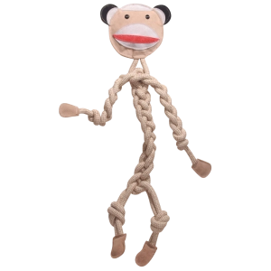 HuggleHounds Stuey Sock Monkey Rope Knottie®