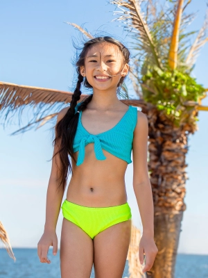 Izy Crinkle Tie Bikini Swimsuit