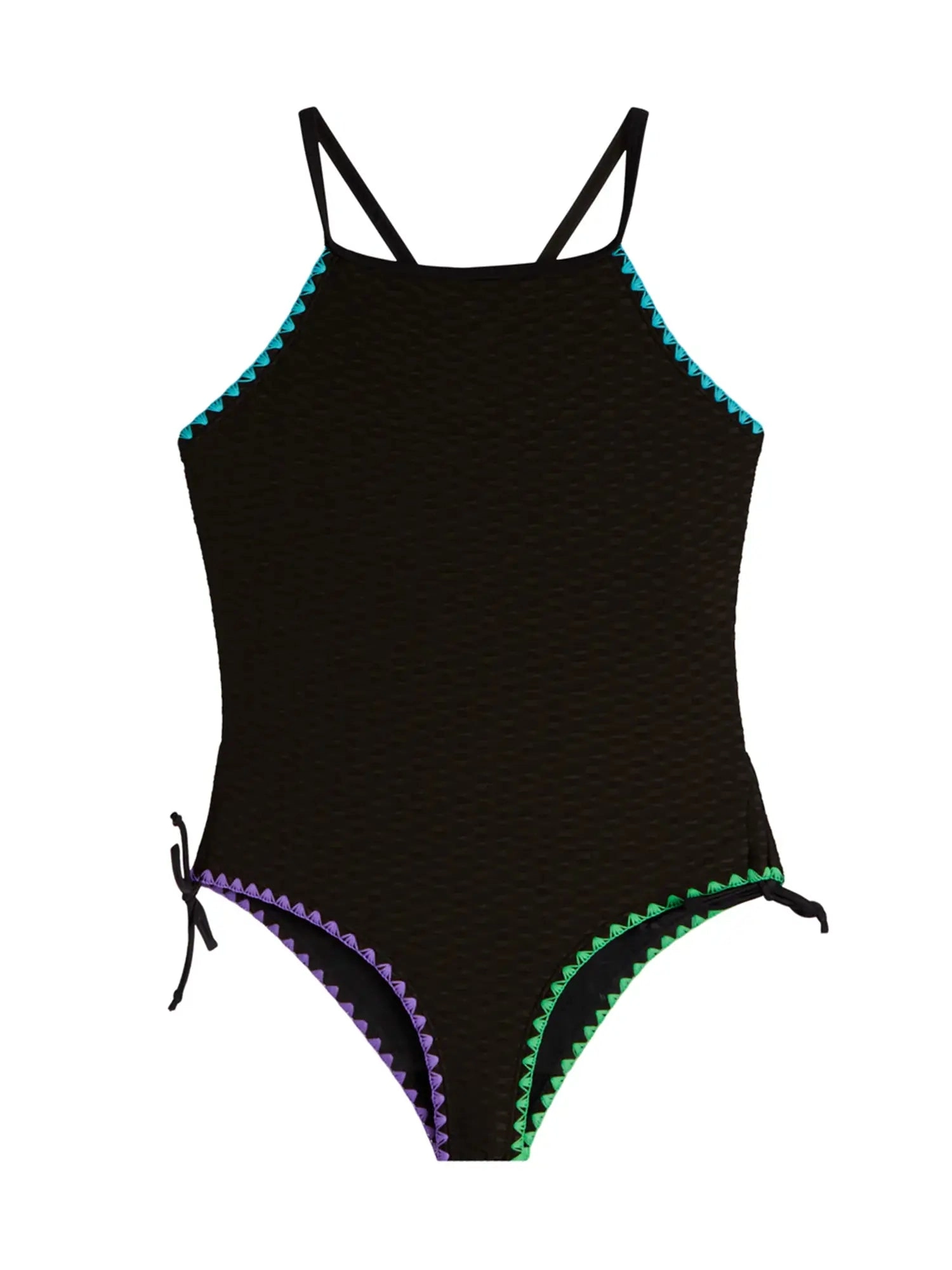 Junko Textured One Piece Swimsuit