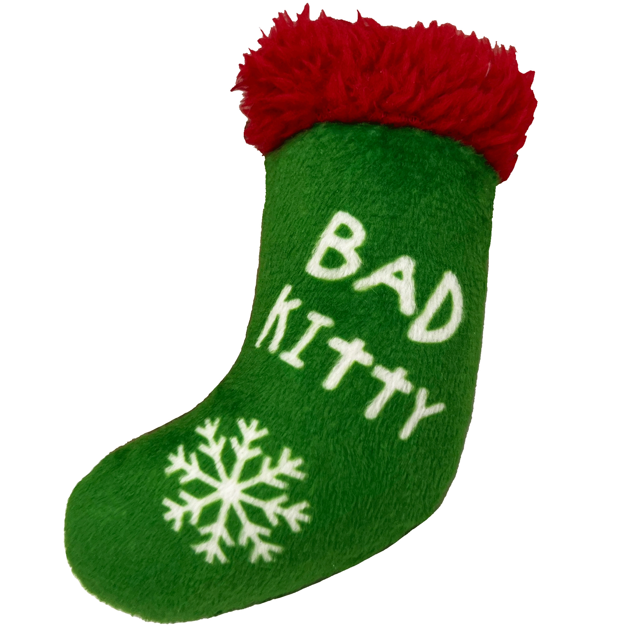 Kittybelles Good Kitty Bad Kitty Stocking Green Cat Toys