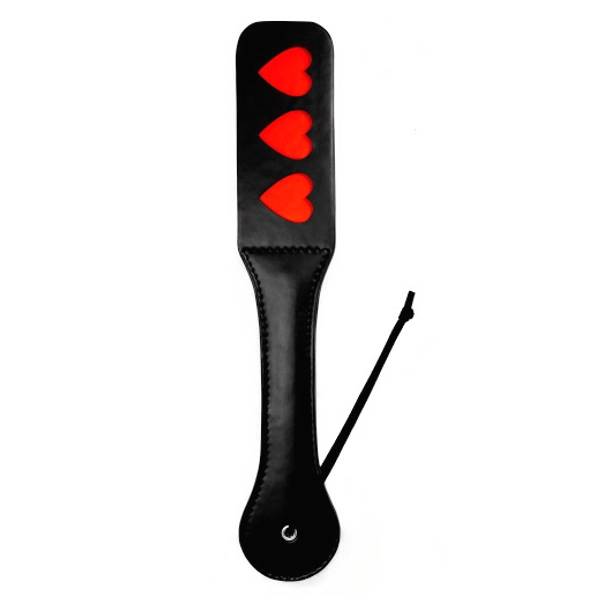 Leather Heart Spanking Paddle | Slapper
