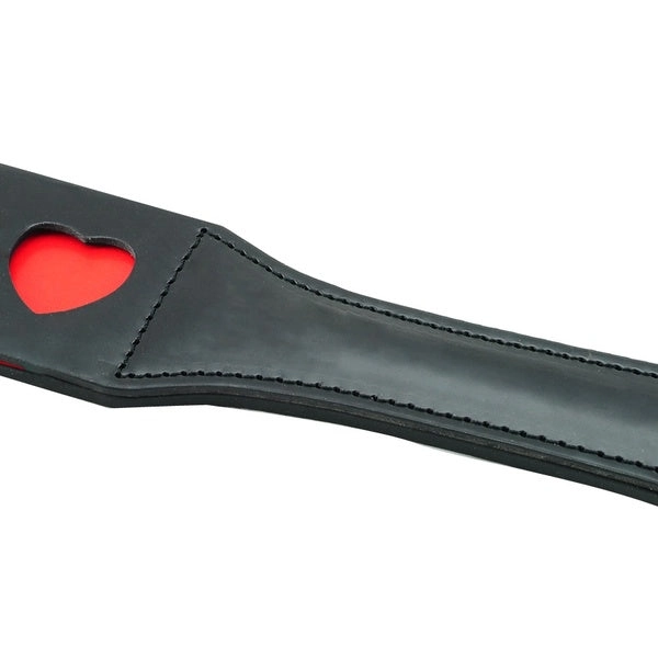 Leather Heart Spanking Paddle | Slapper
