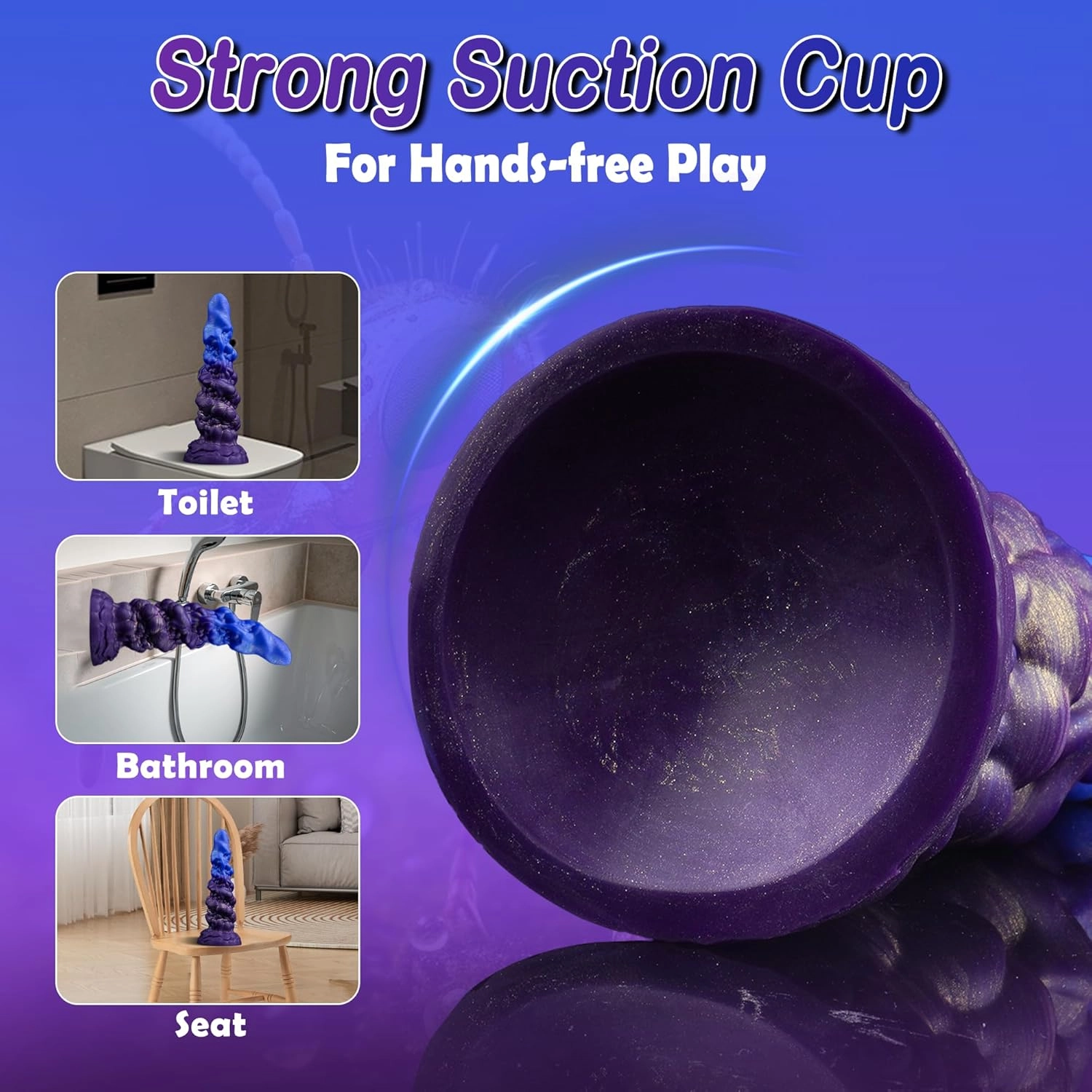 Linda 9.7 Ribbed Dildo Monster Dildo -Laphwing