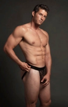 LUCA STAR JOCK-BLACK