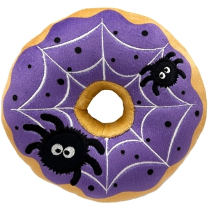 Lulubelles Spiderweb Donut Purple Dog Toys