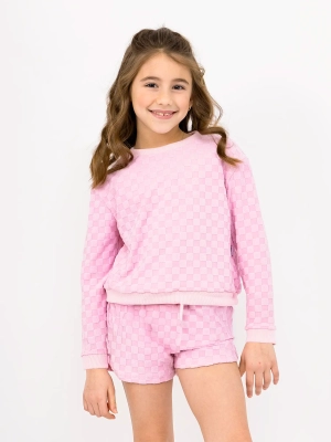 Marli Terry Sweatshirt - Pink