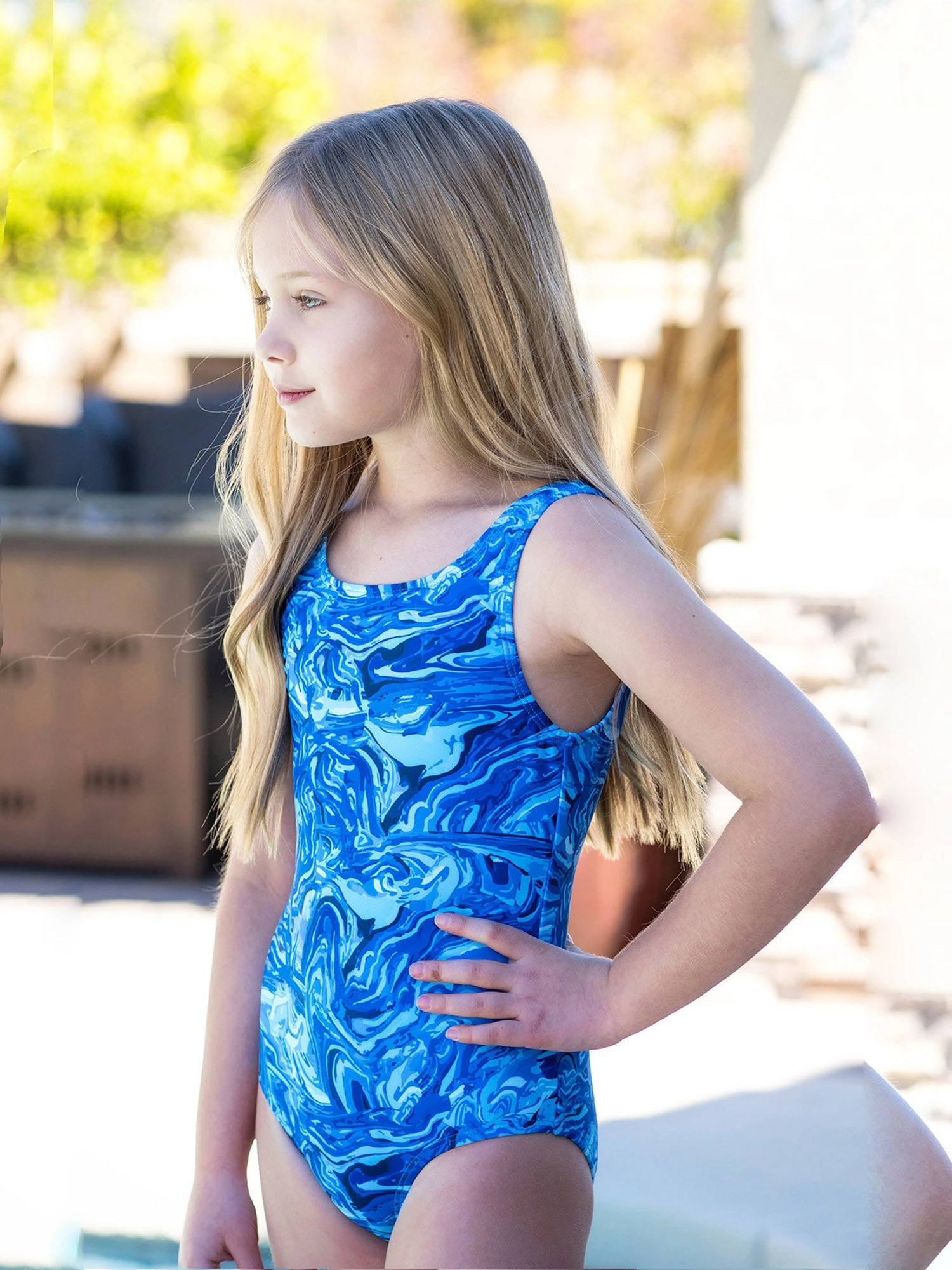 Mavi Tie Dye One Piece Swimsuit