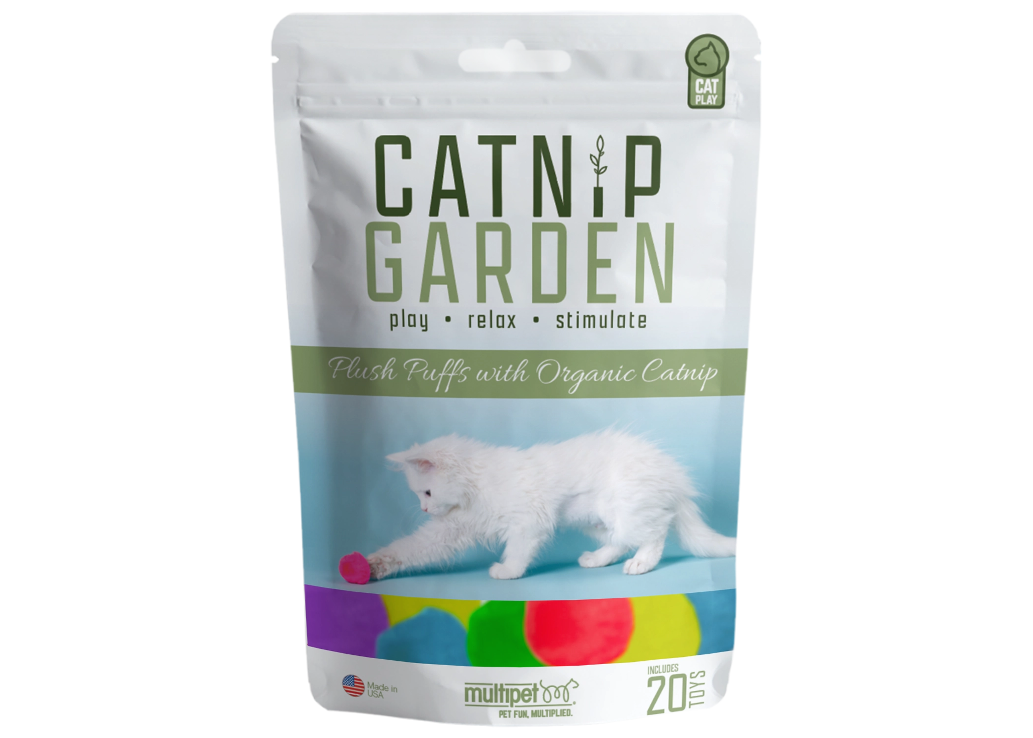 Multipet Catnip Garden Catnip Puffs