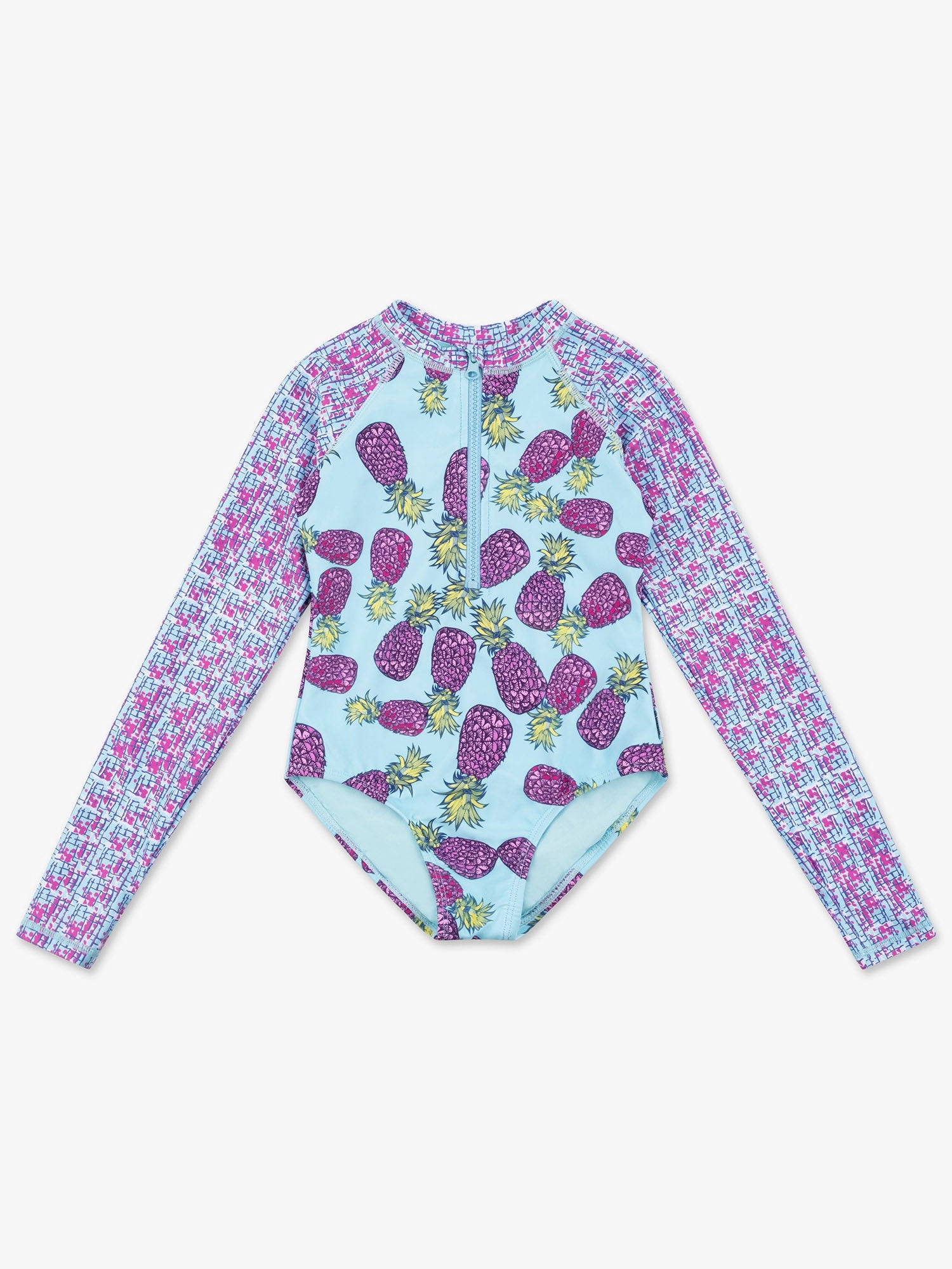 Norah Pineapple One Piece Rashguard Swimsuit