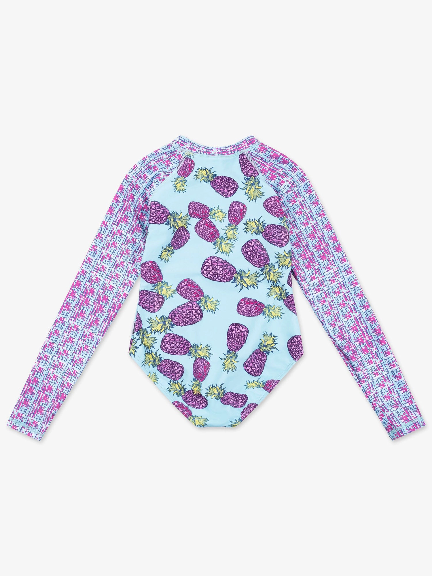 Norah Pineapple One Piece Rashguard Swimsuit
