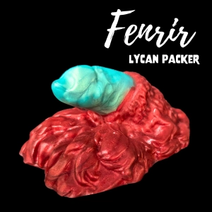 Premade Medium Fenrir, Lycan Packer - Split Kreature Green and Blood Red - Classic Firmness