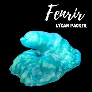 Premade Small Fenrir, Lycan Packer - Blend Ocean Blue and Kreature Green - Classic Firmness