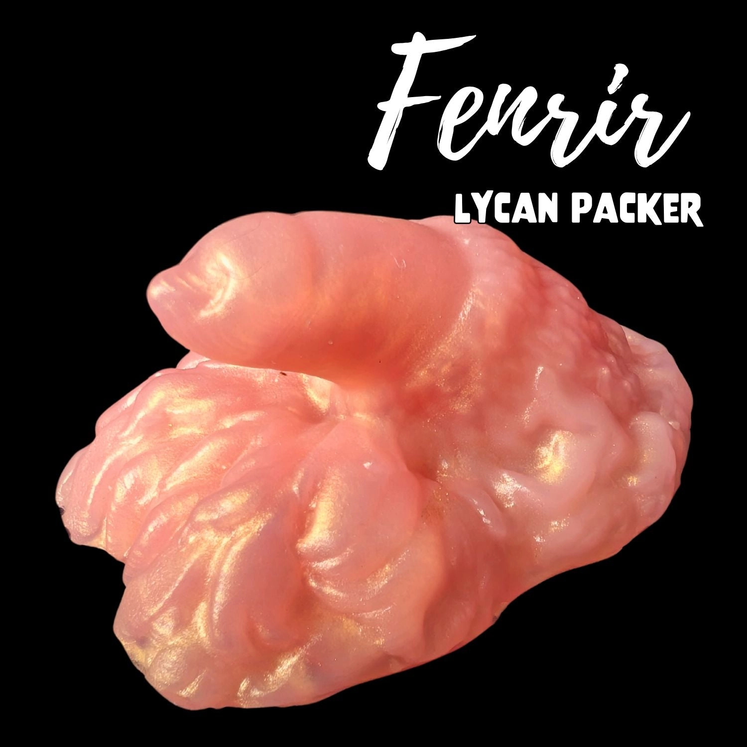 Premade Small Fenrir, Lycan Packer - Solid Rose Gold - Super Soft Firmness