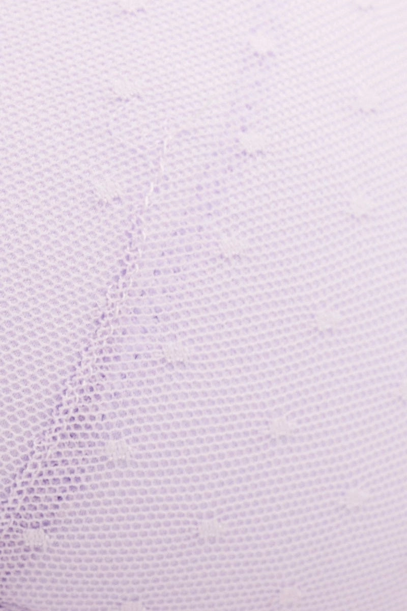 Purple Mesh Bralette