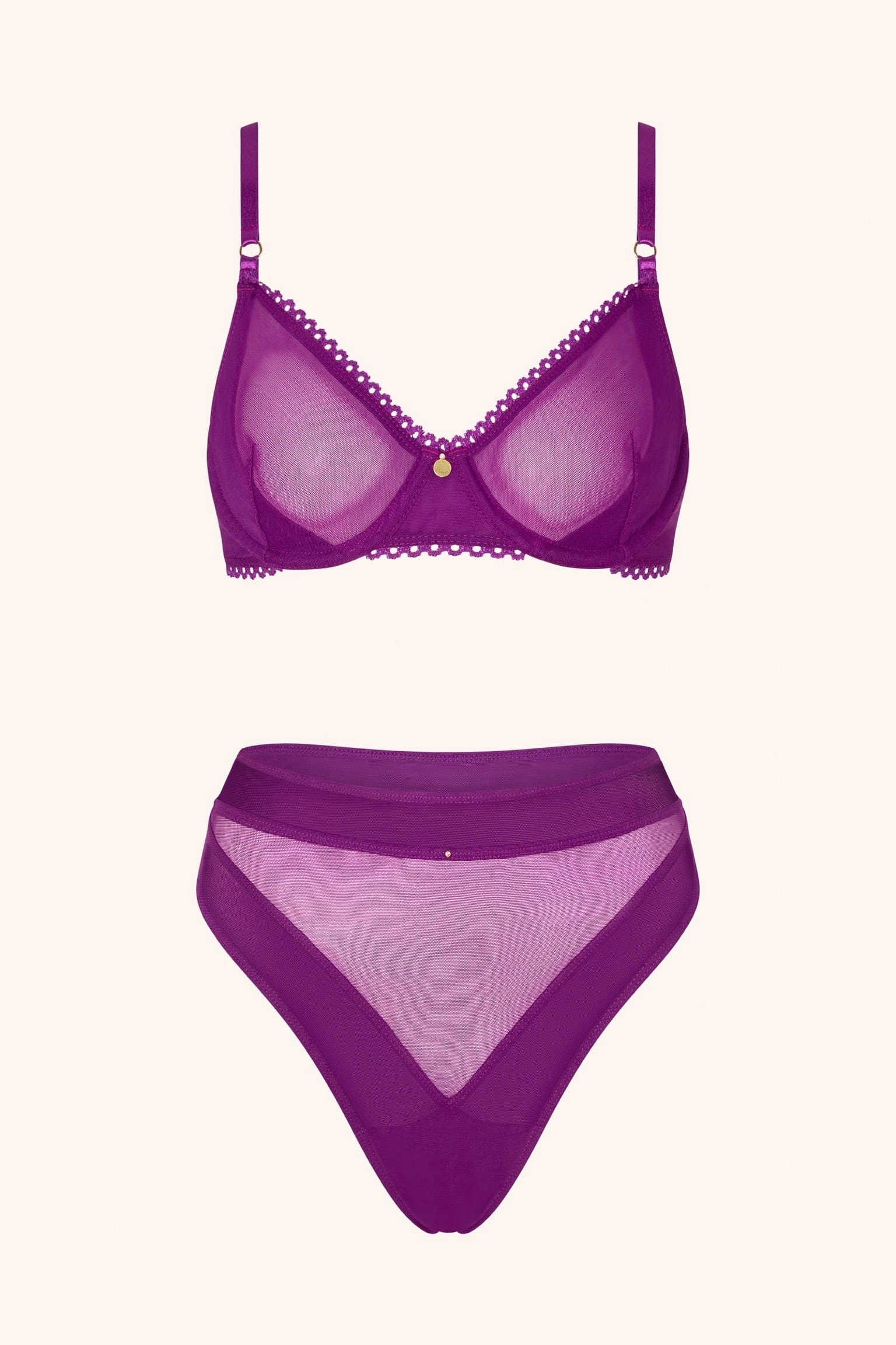 Push Up Bra Plum