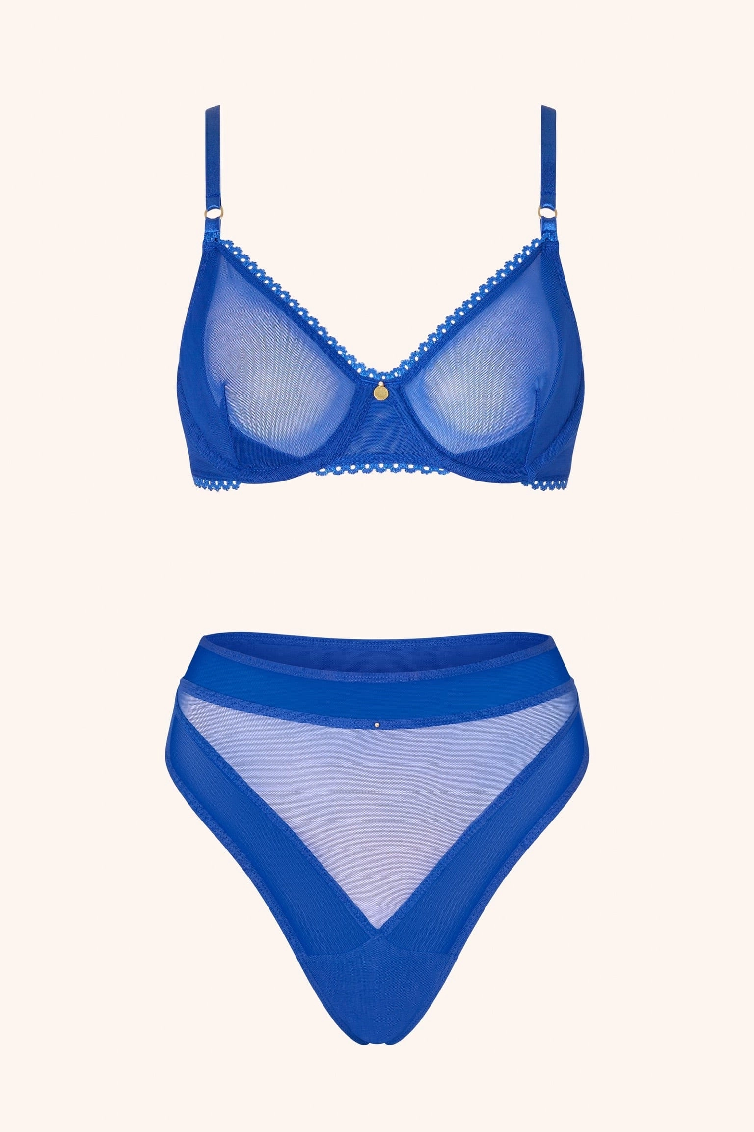 Push Up Bra Royal Blue