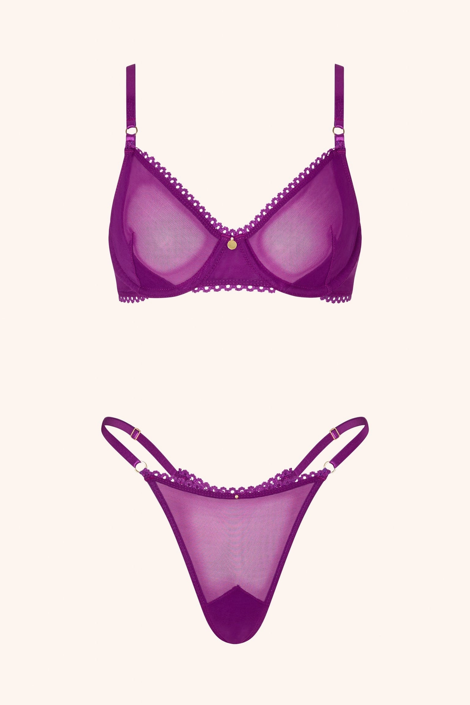 Push Up Bra Royal Blue
