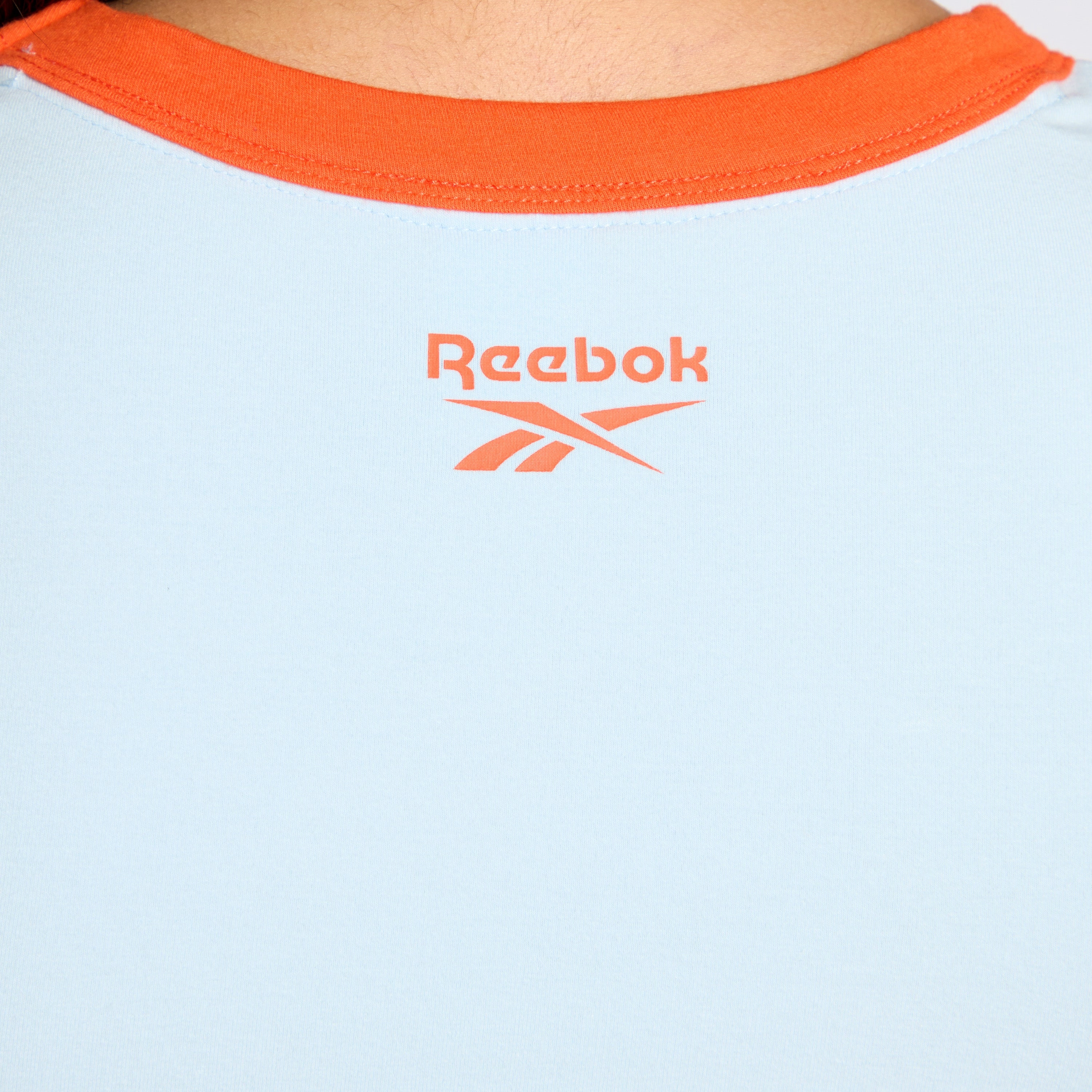 Ringer 95 Tee Soft Blue/ Pump Orange