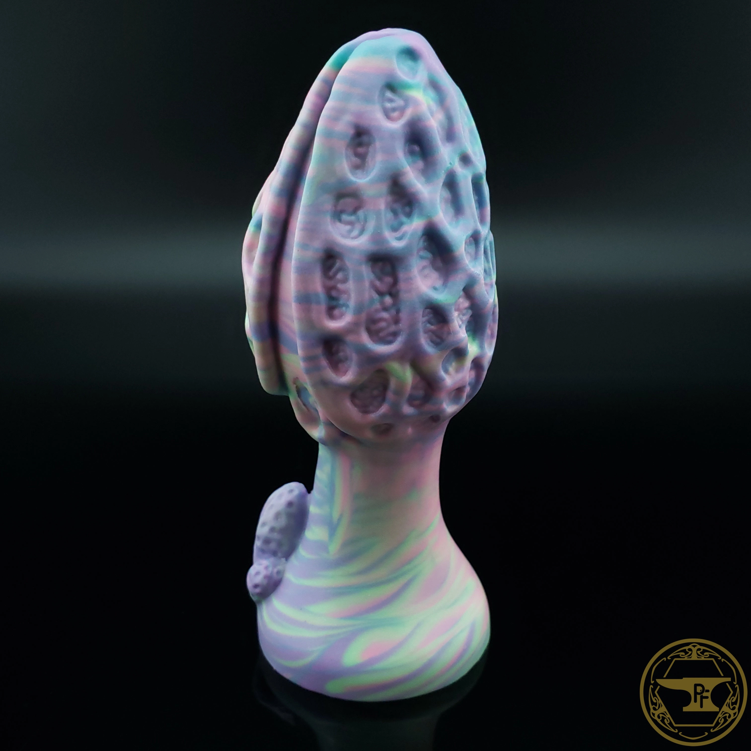 |SOLD OUT| Myconid, Medium 00-50 Firmness, Springy Pastel Rainbows, 6069