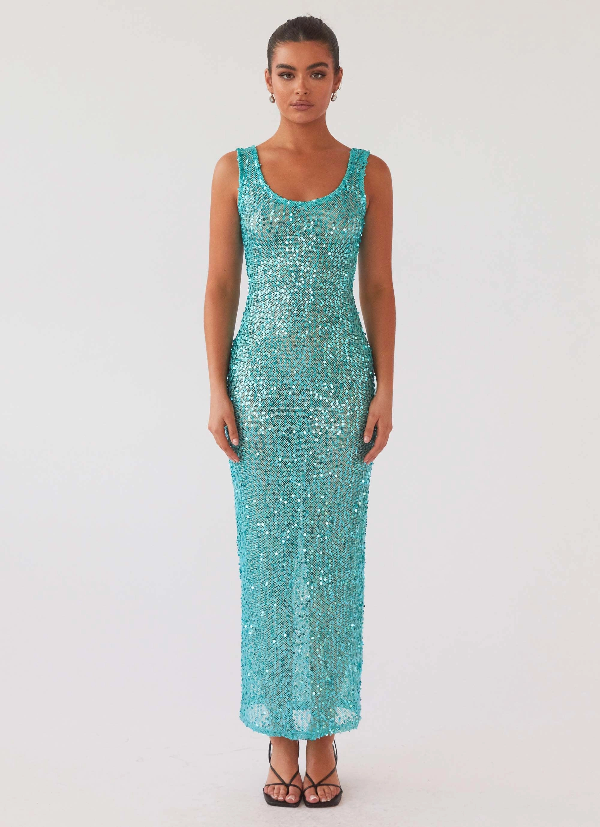 Sweet Essence Maxi Dress - Crystal