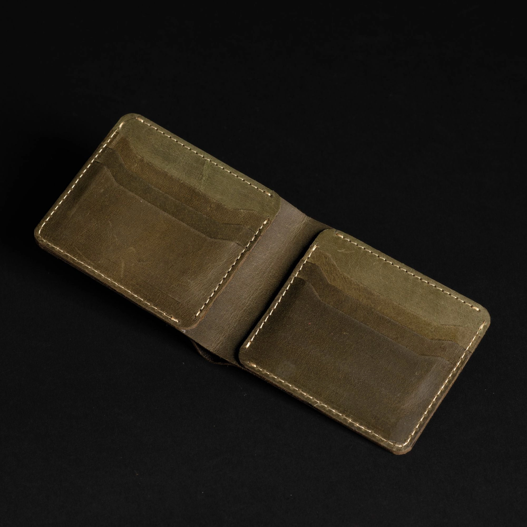 The Keystone Wallet - Burgundy Full-Grain Leather Wallet