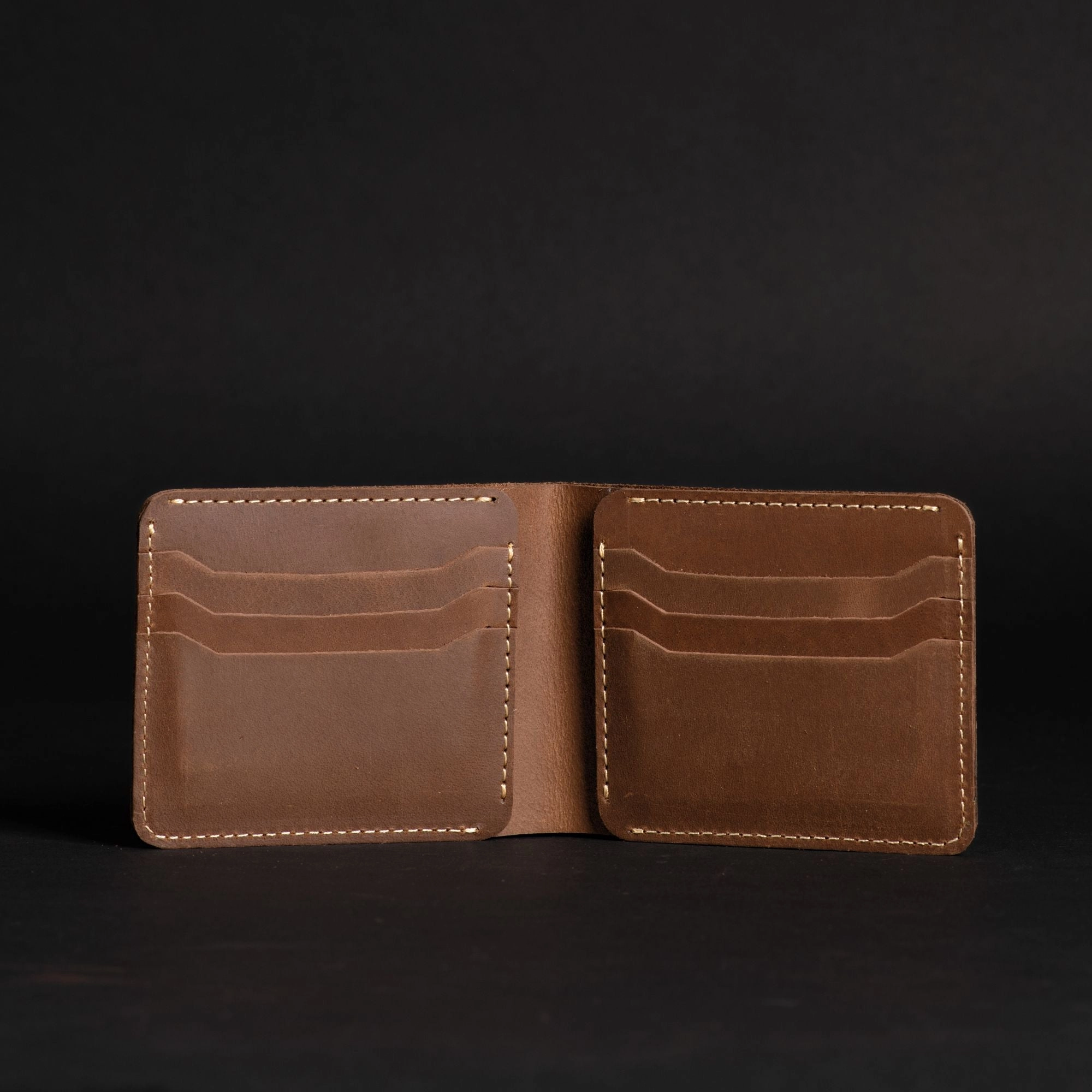 The Keystone Wallet - Burgundy Full-Grain Leather Wallet