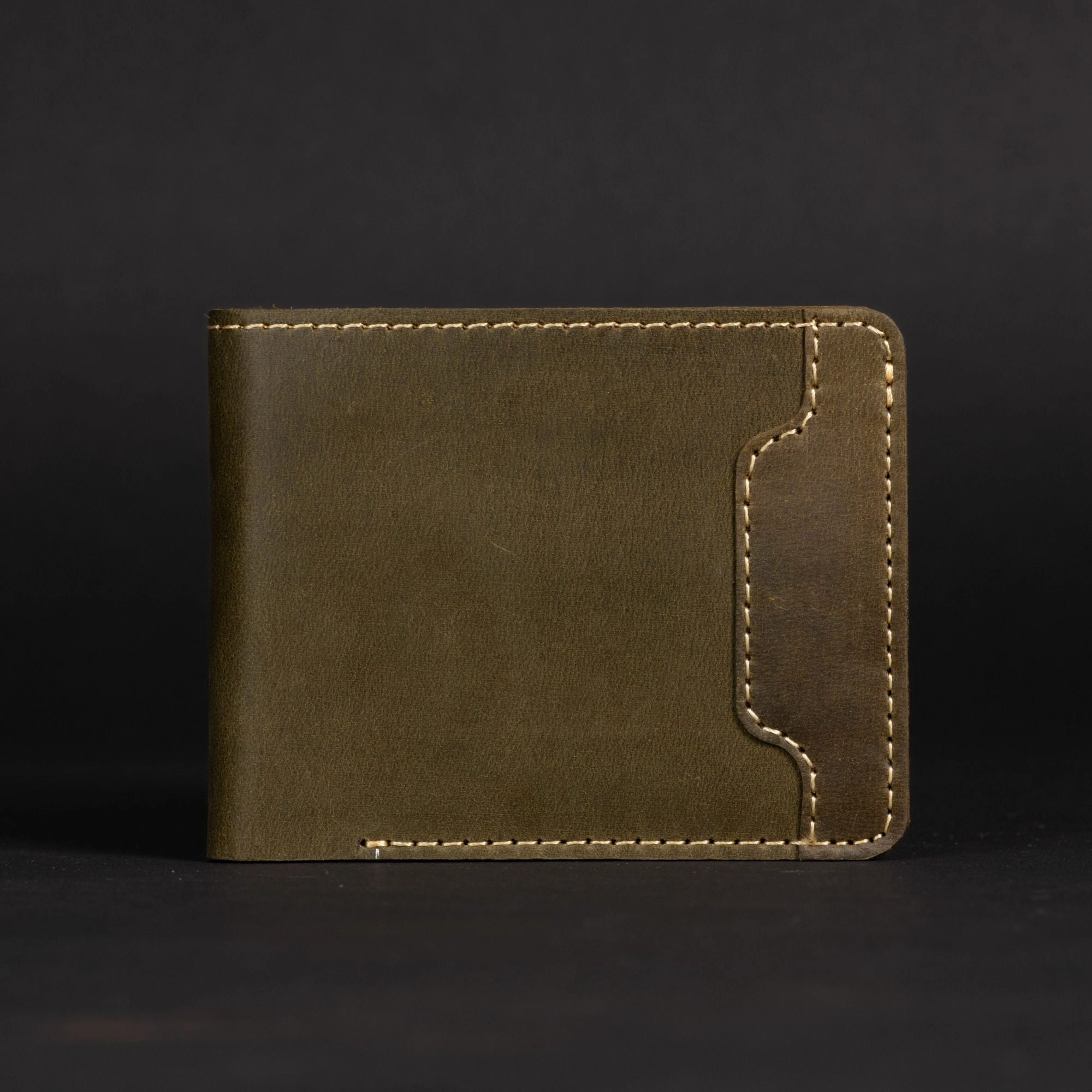The Keystone Wallet - Burgundy Full-Grain Leather Wallet