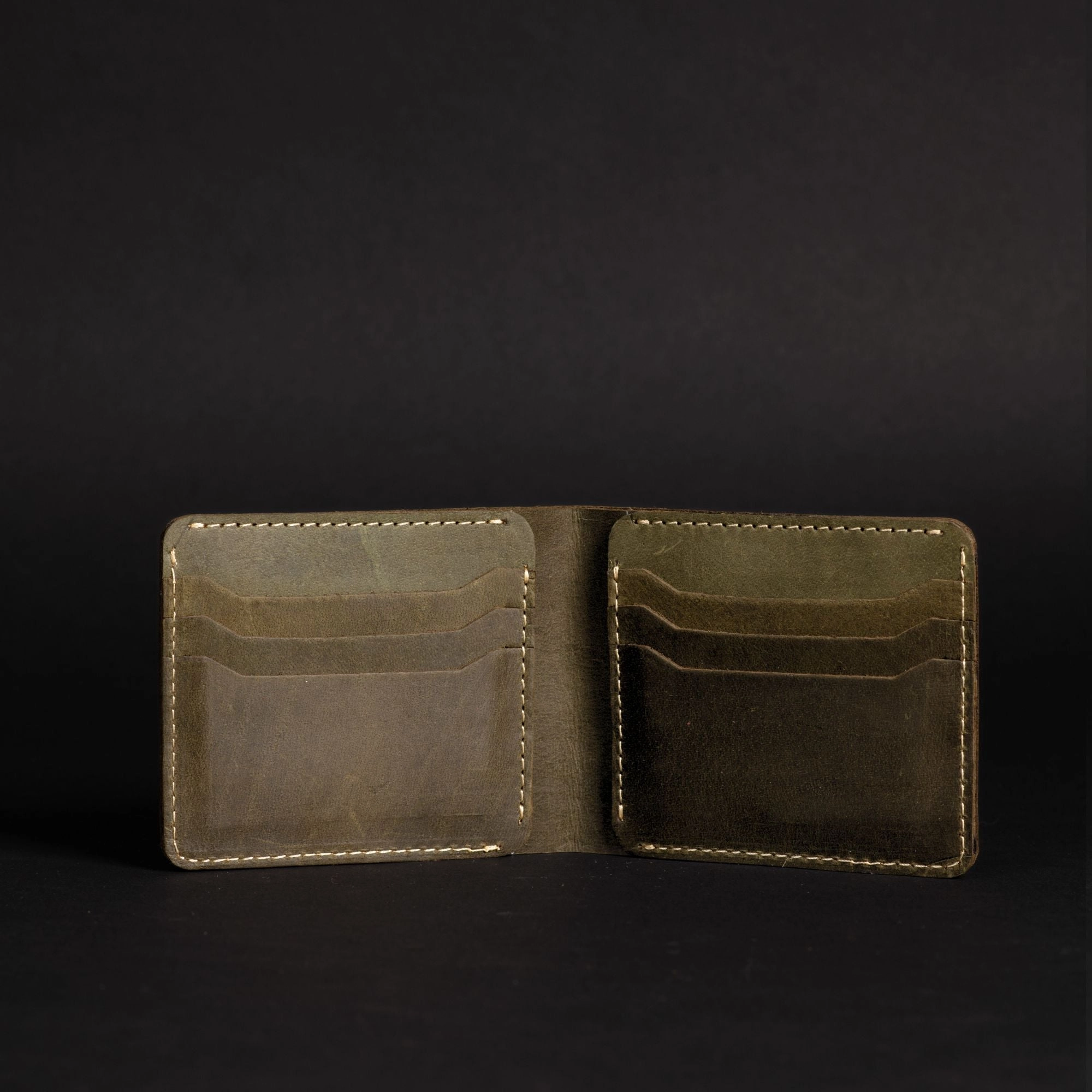 The Keystone Wallet - Burgundy Full-Grain Leather Wallet